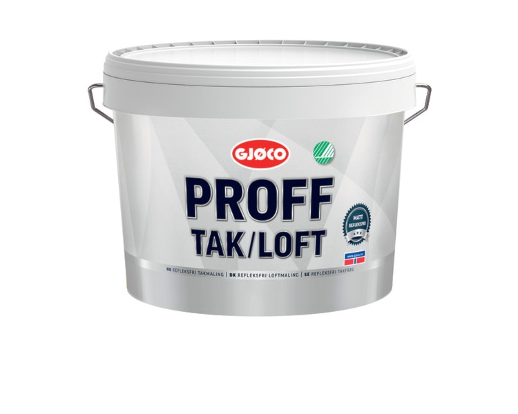 Gjøco proff tak-loft glans 2 9 ltr